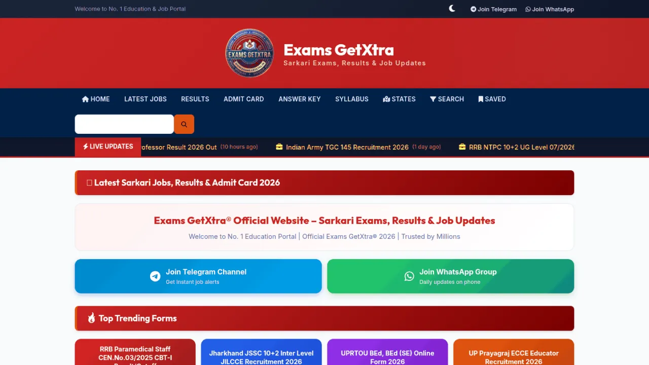 Sarkari Exam & Result Portal — Govt Job CMS with auto post publish , SEO Schema & PWA V1.0.0 — screenshot 3