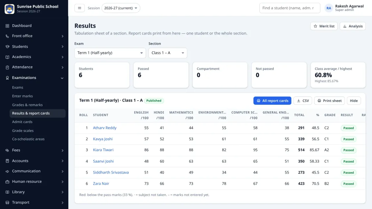 School ERP — Complete PHP School Management System — screenshot 8